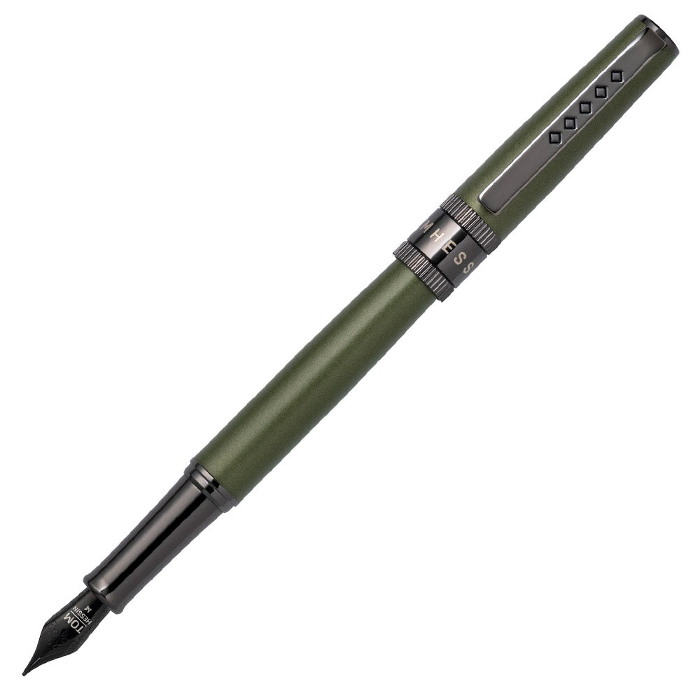 Tom Hessin Rebel Fountain Pen Garrison Green
