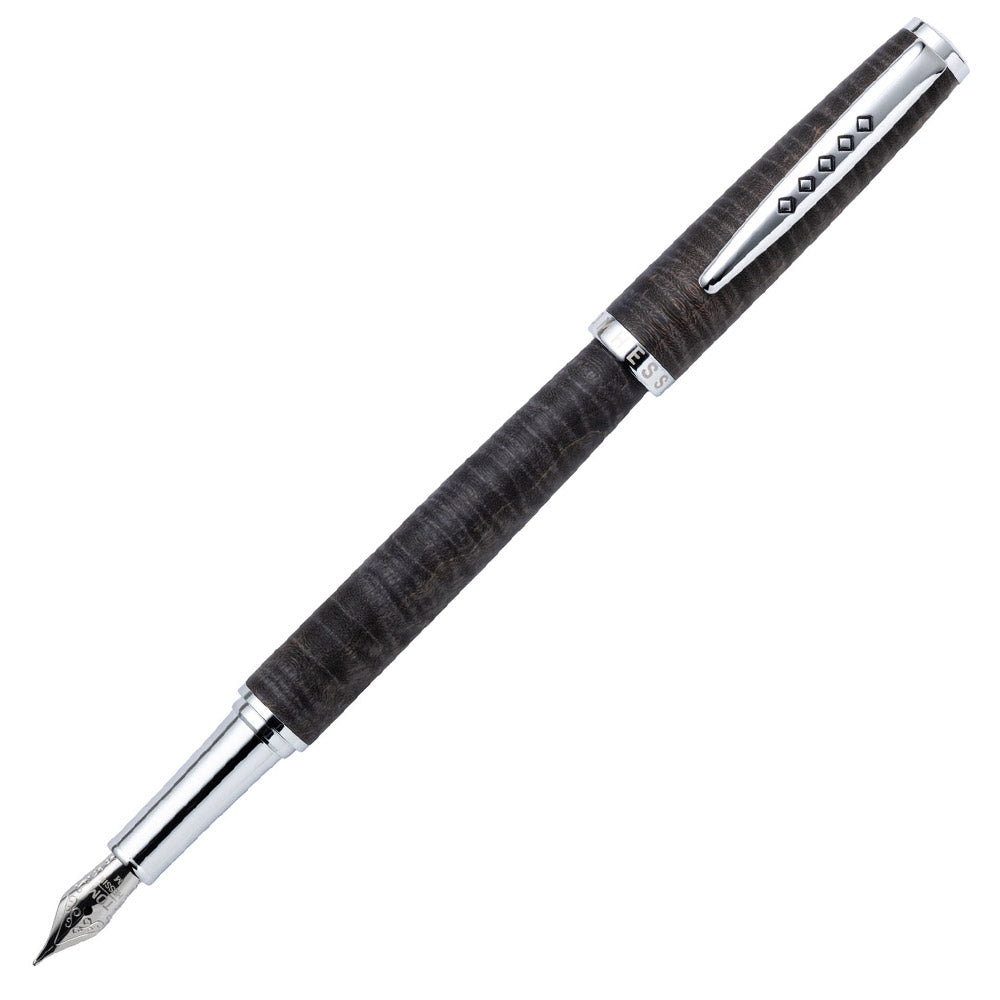 Tom Hessin Edinburgh Wooden Barrel Fountain Pen Stockbridge Stone