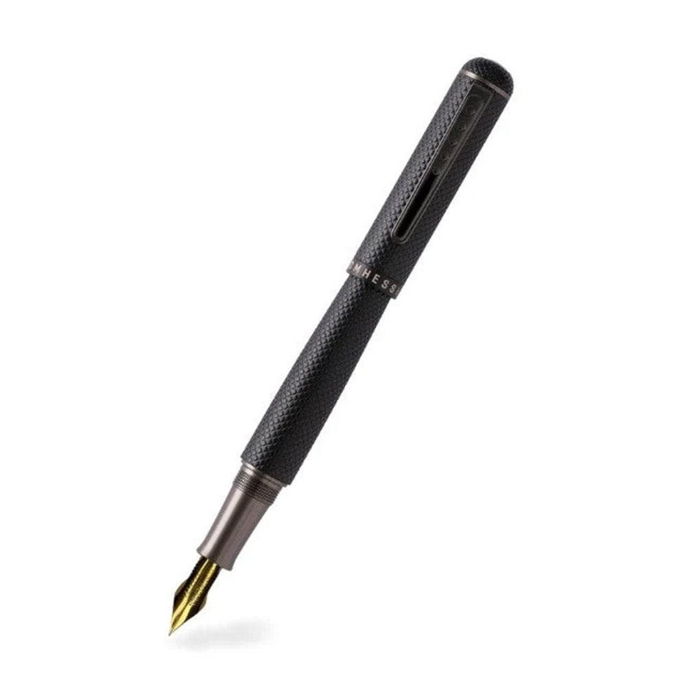 Tom Hessin Charles 1870 Gherkin Fountain Pen All Black