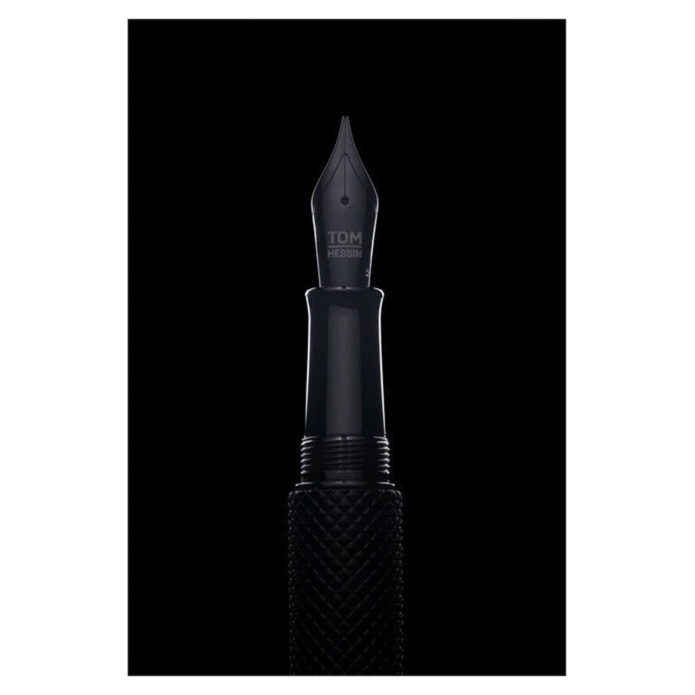 Tom Hessin Charles 1870 Gherkin Fountain Pen All Black