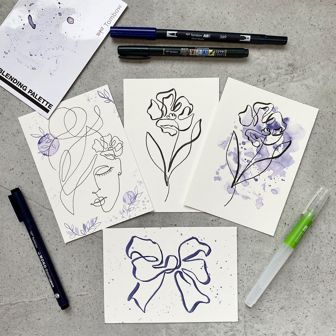 Tombow One Line Set Art Set by Tombow at Cult Pens