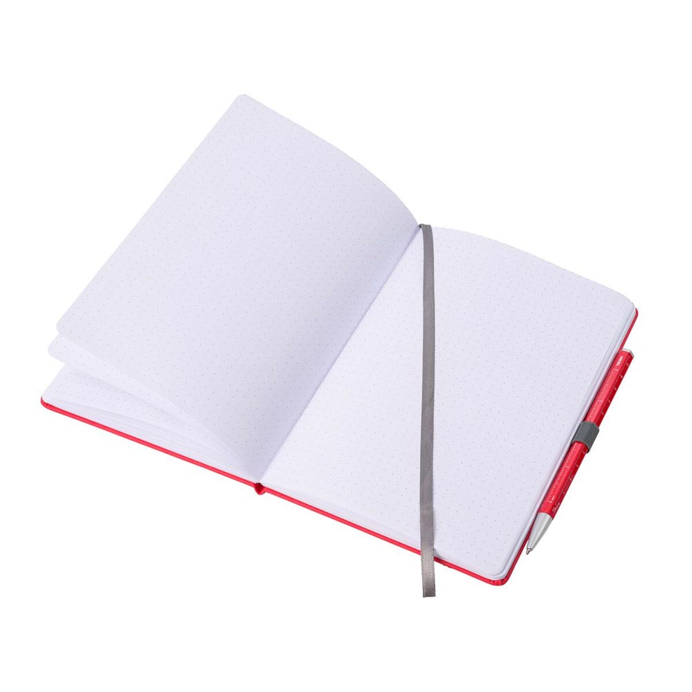 Troika Notepad and Ballpoint Pen Gift Set A5 Matt Red