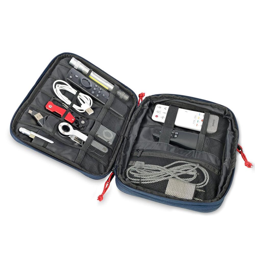 Troika Cable Organizer Dark Blue