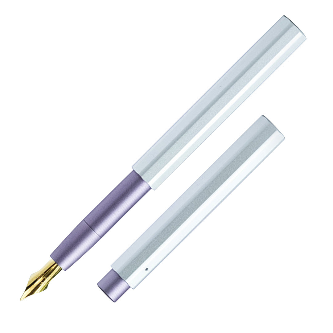 Tom's Studio The Studio Pocket Fountain Pen Lilac/Silver