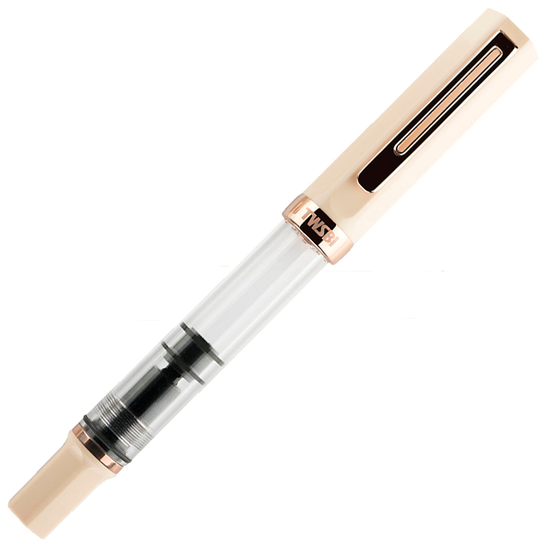 TWSBI ECO Fountain Pen Creme with Rose Gold