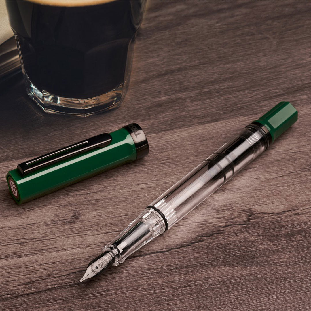 TWSBI Eco Fountain Pen Irish Green with Onyx