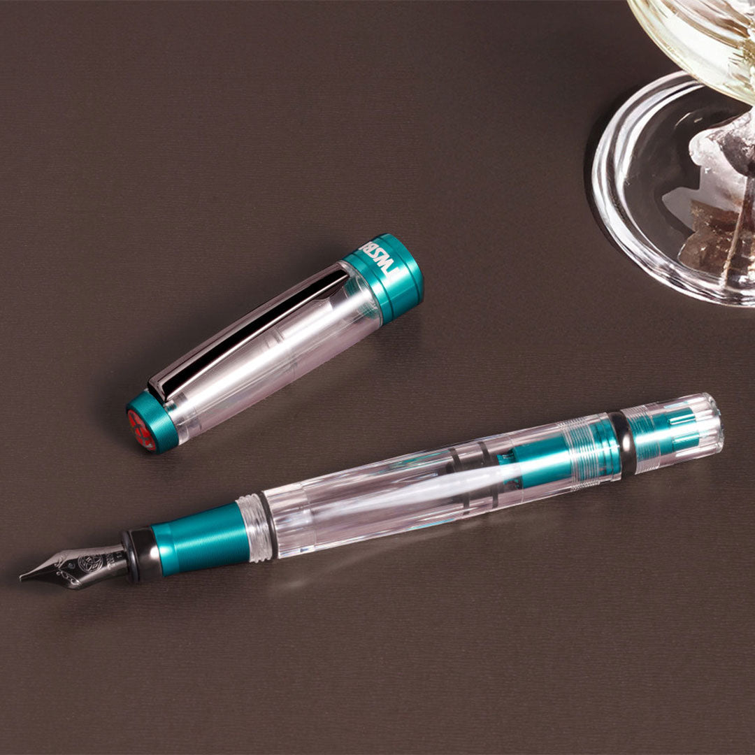 TWSBI Diamond 580ALR Fountain Pen Caribbean with Onyx