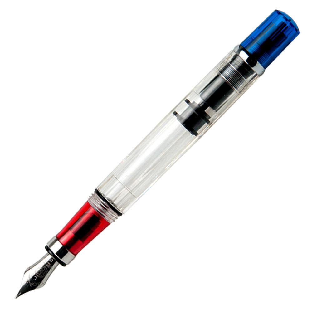 TWSBI Diamond 580 Fountain Pen Red Blue Transparent