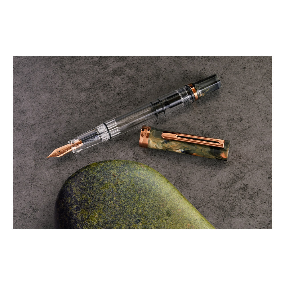 TWSBI Eco Fountain Pen Serpentine with Bronze