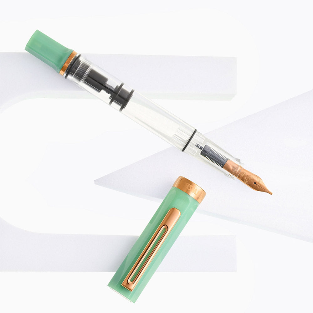 TWSBI Eco Fountain Pen Jade Jelly with Bronze