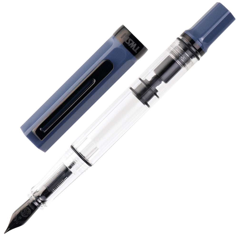 TWSBI Eco Fountain Pen Irish Slate Blue with Onyx