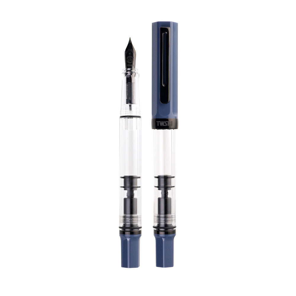 TWSBI Eco Fountain Pen Irish Slate Blue with Onyx