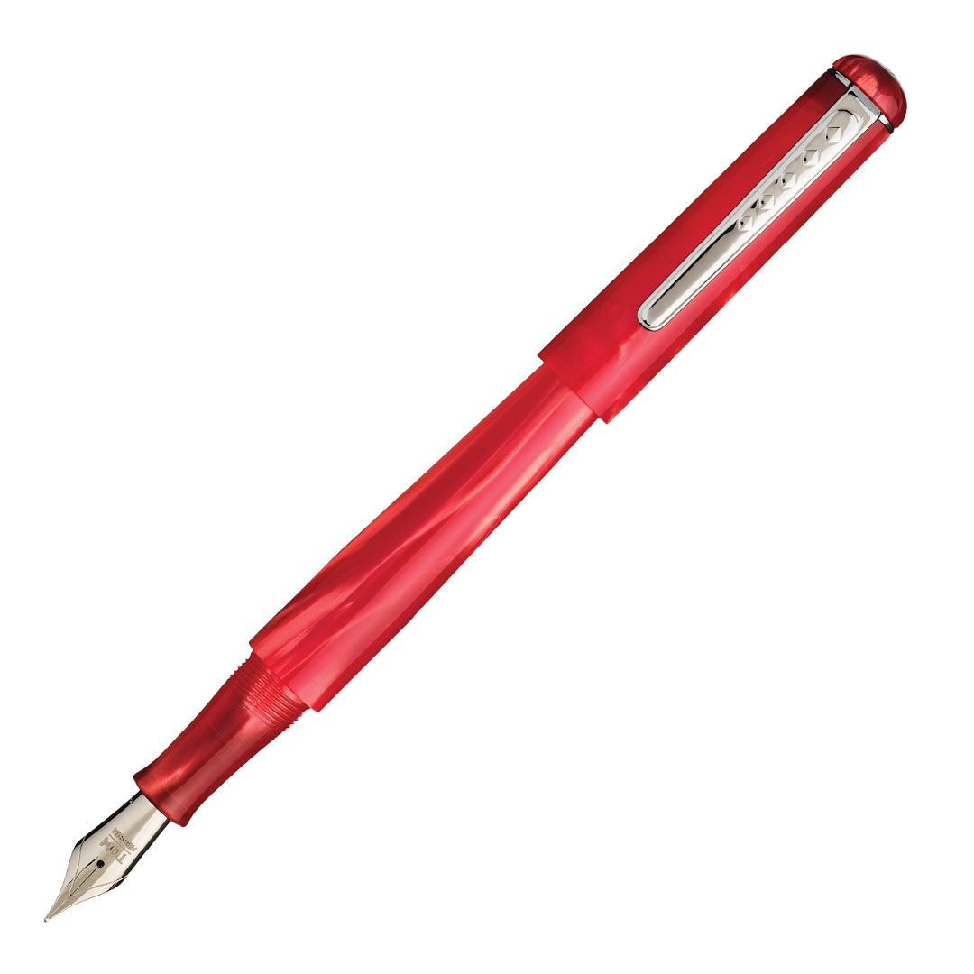 Tom Hessin Charles Collection Fountain Pen Exhibition Red