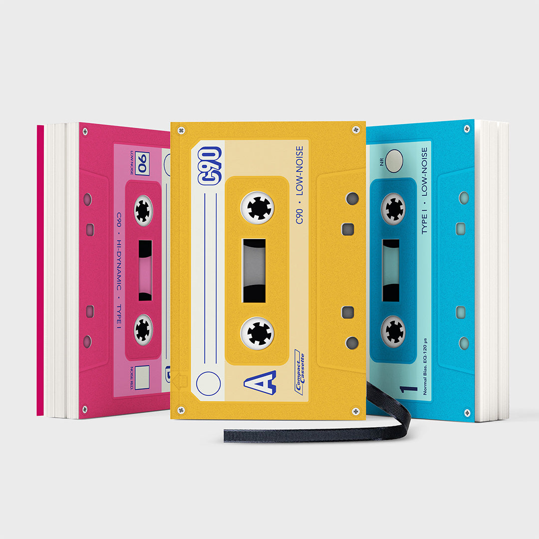 Suck UK Cassette Tape Notebooks Set of 3