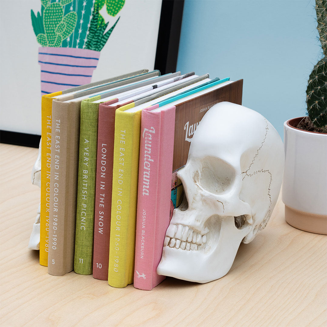 Suck UK Skull Bookends