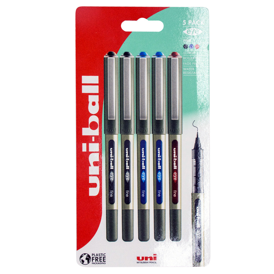 Uni-ball Eye Fine Handwriting Set Five-Pen Set by Uni at Cult Pens