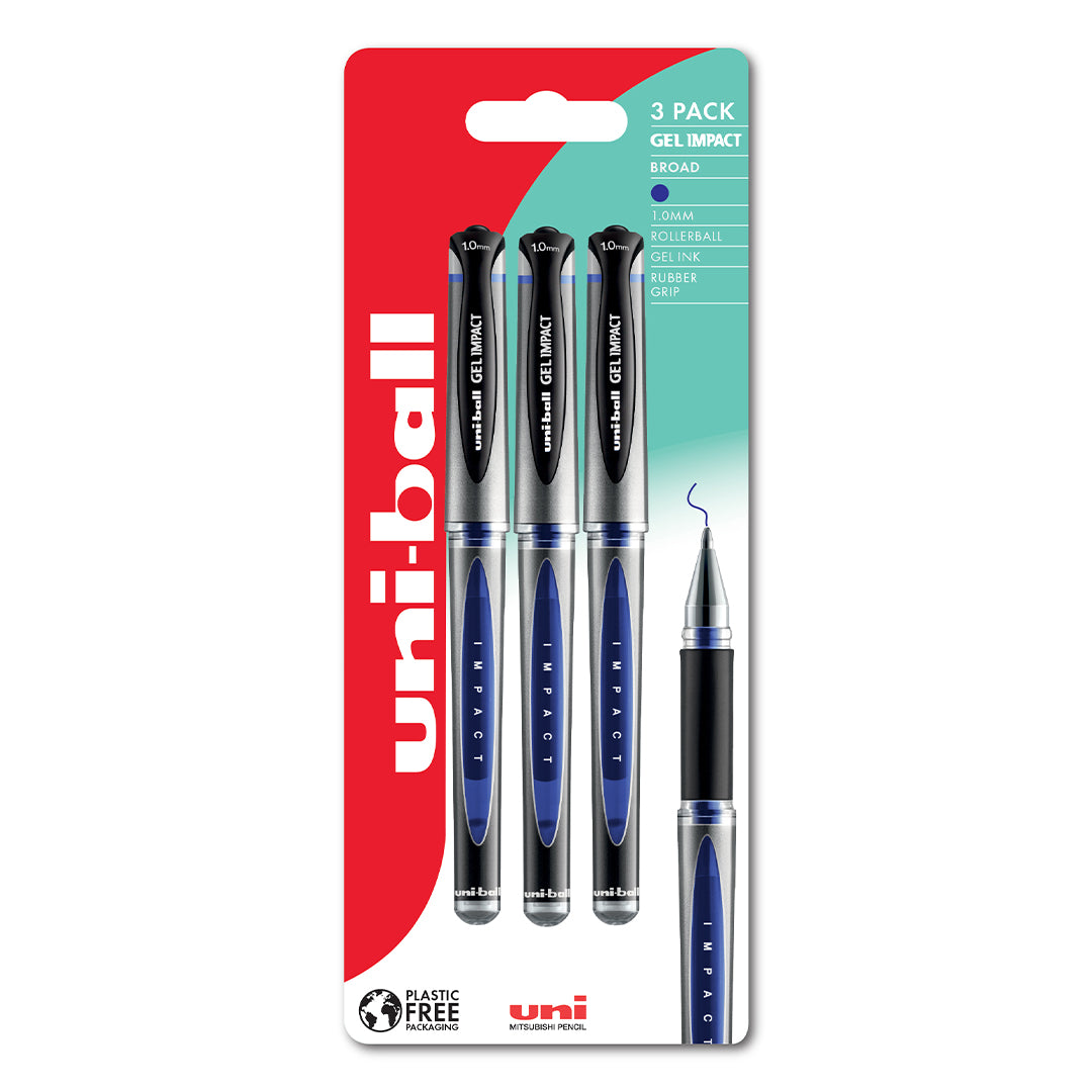 uni-ball Signo Gel Impact UM-153S Rollerball Pen Set of 3