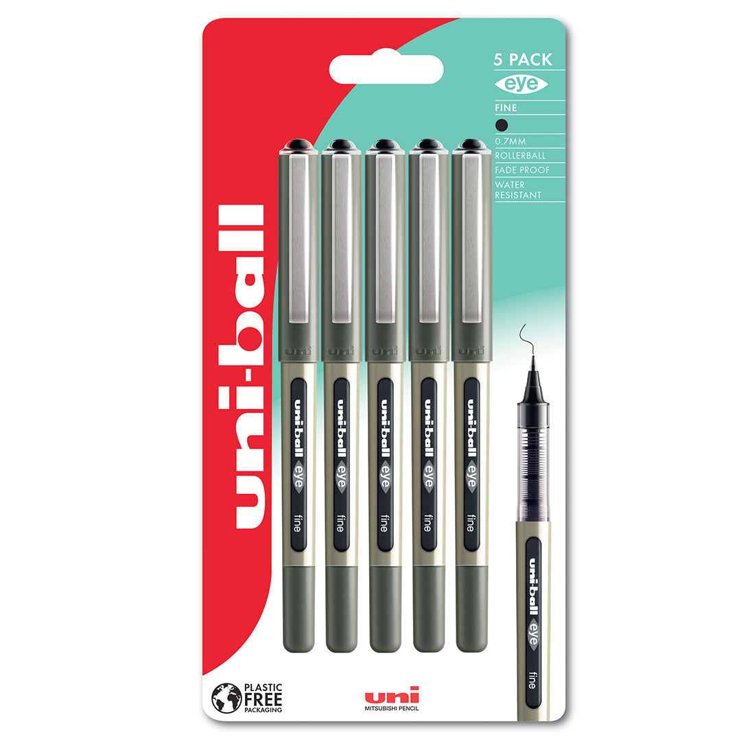 Uni-ball Eye Fine 07.mm Handwriting Set Five-Pen Set Black