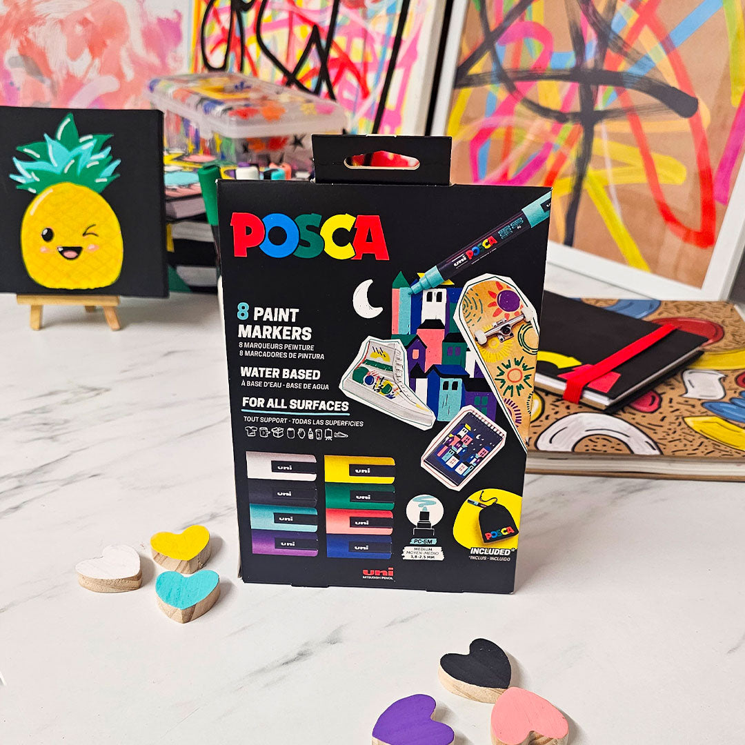 Uni POSCA 8 Pen Gift Pouch