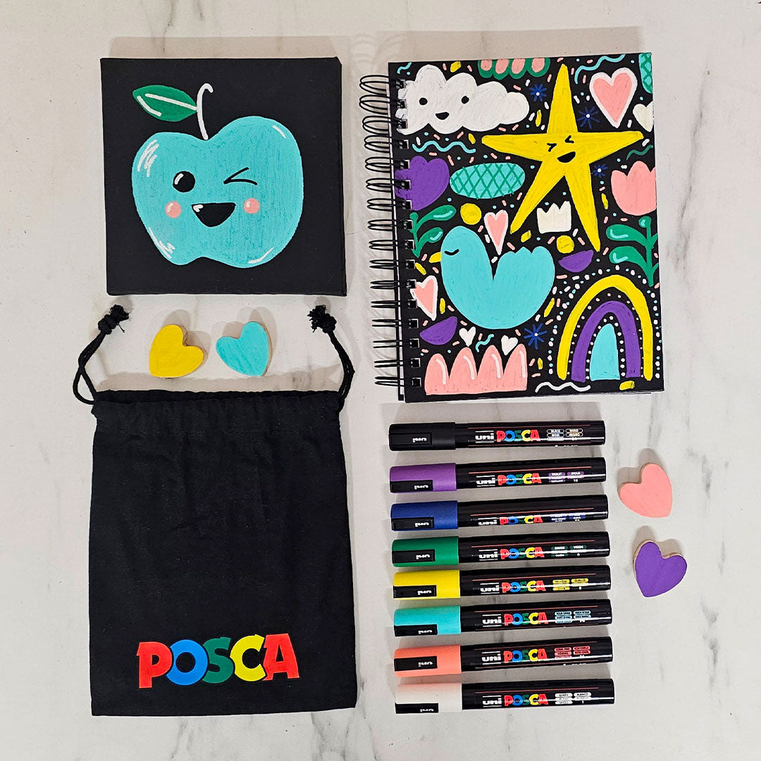 Uni POSCA 8 Pen Gift Pouch