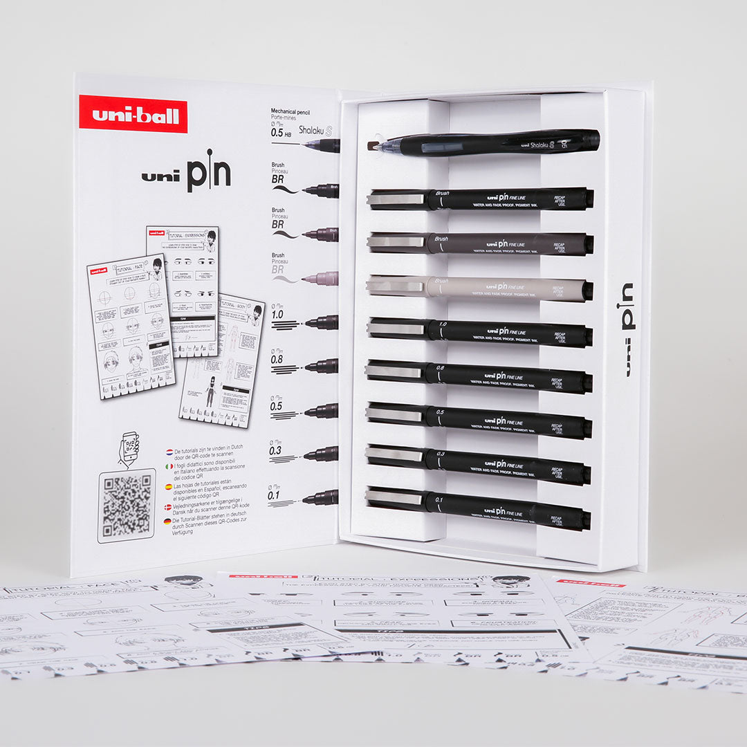 uni-ball PIN Manga Starter Set