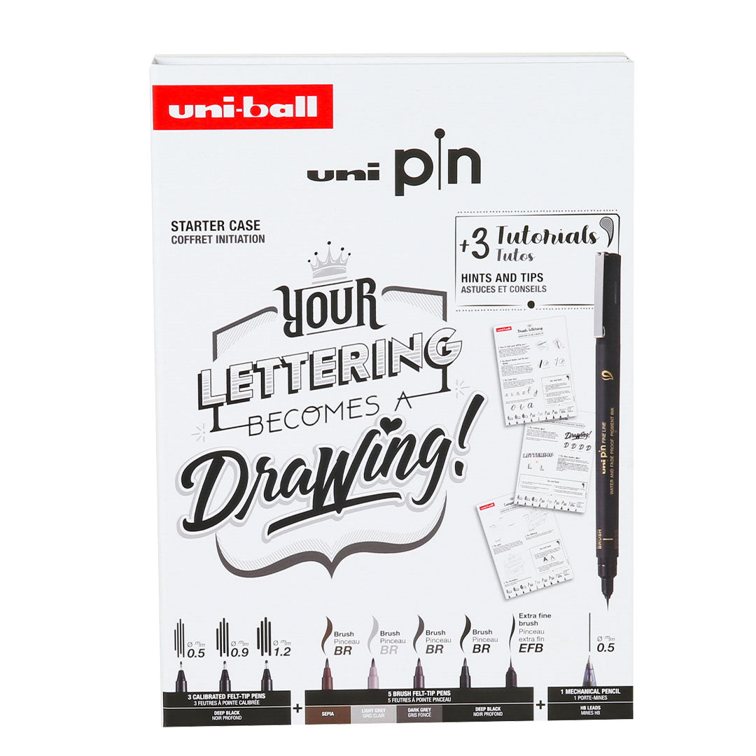 uni-ball PIN Lettering Starter Set