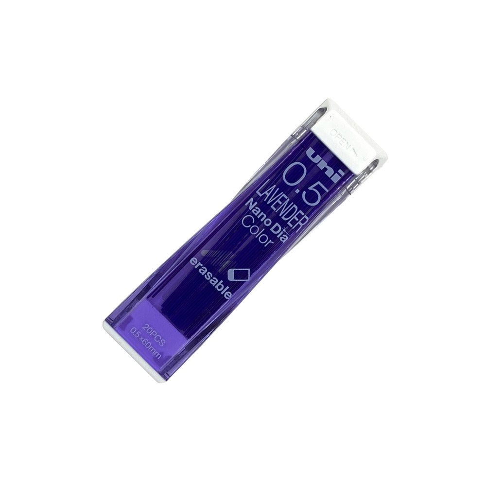 Uni Nano Dia Erasable Colour Lead 0.5mm