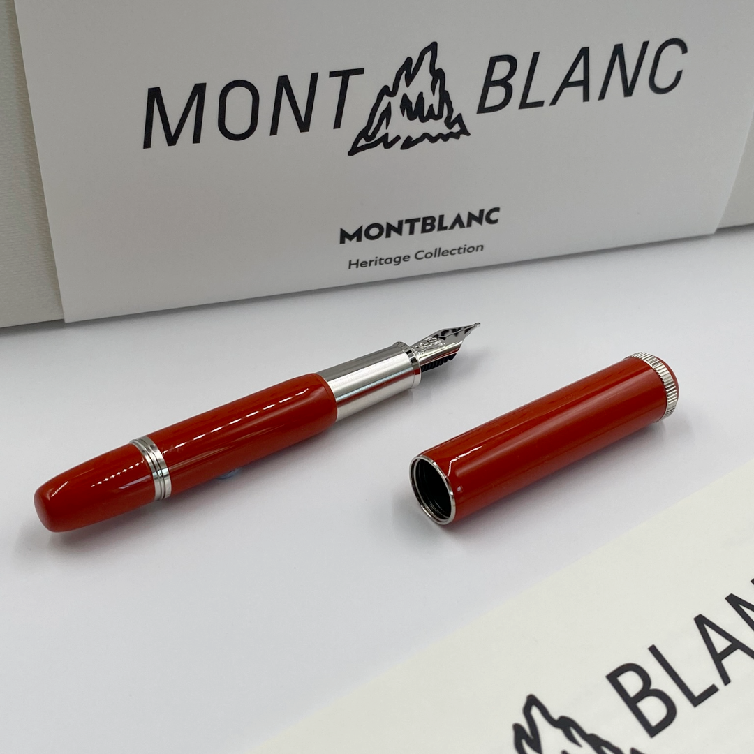 Montblanc Montblanc Heritage Rouge et Noir "Baby" Special Edition Coral-Coloured Fountain Pen
