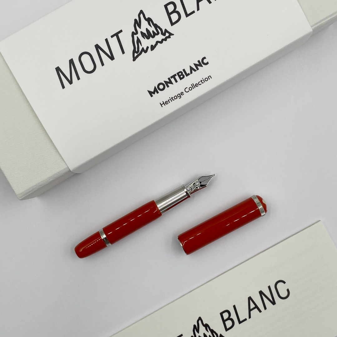 Montblanc Montblanc Heritage Rouge et Noir "Baby" Special Edition Coral-Coloured Fountain Pen