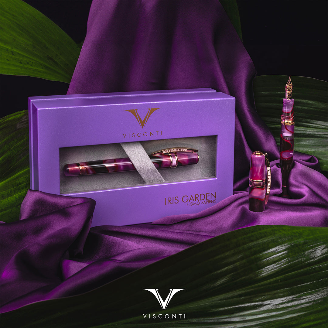 Visconti Homo Sapiens Iris Garden Fountain Pen