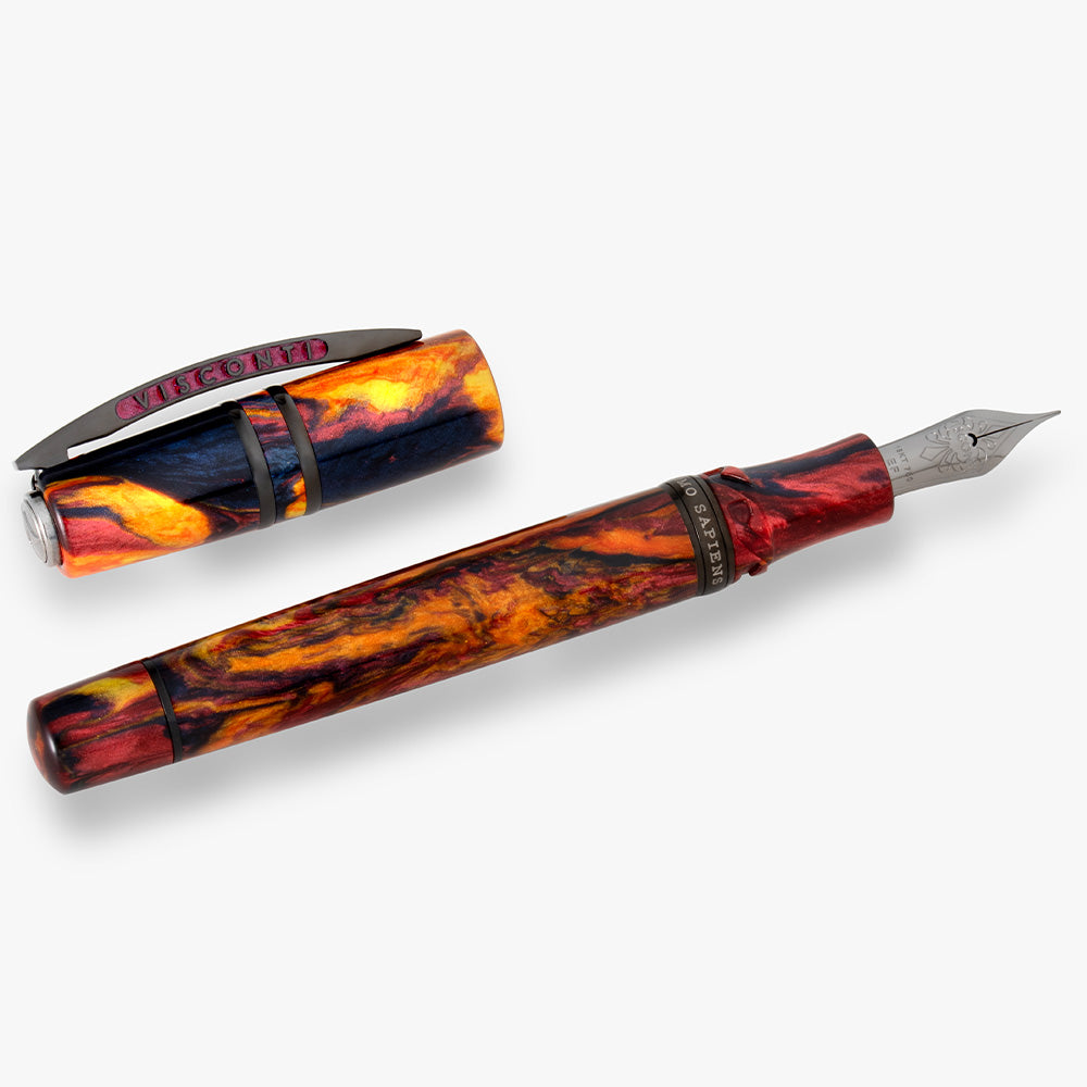 Visconti Homo Sapiens Earth Origins Fountain Pen Fire