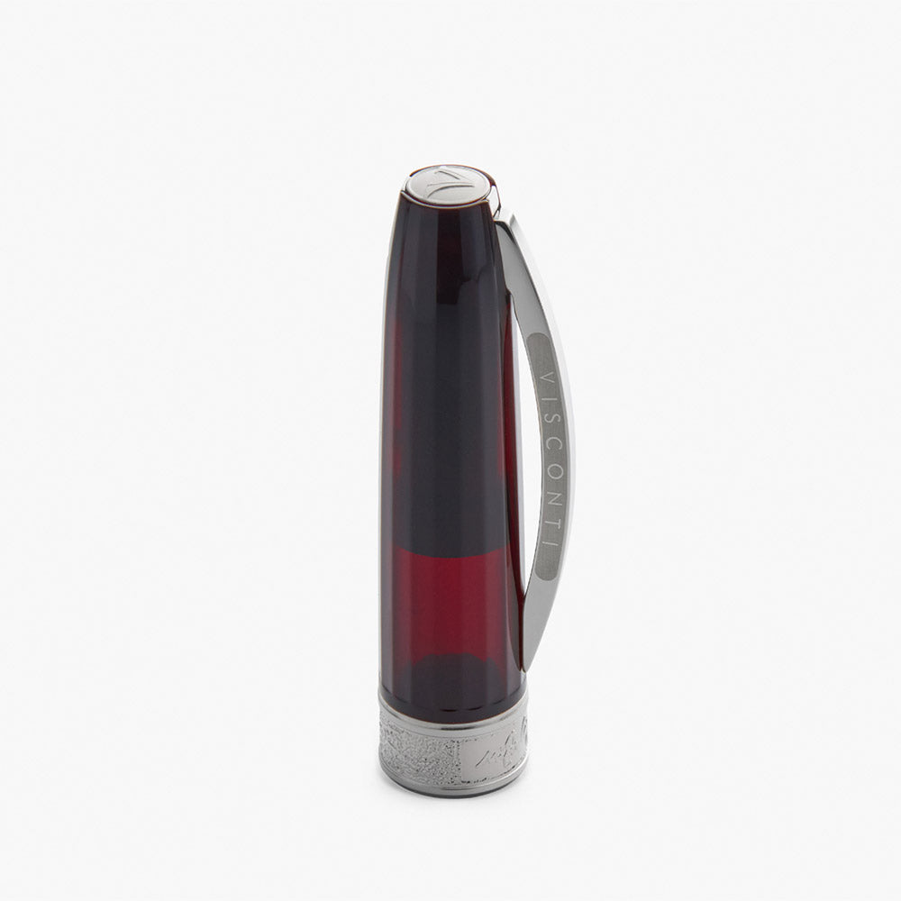 Visconti Michelangelo Rollerball Pen Translucent Red