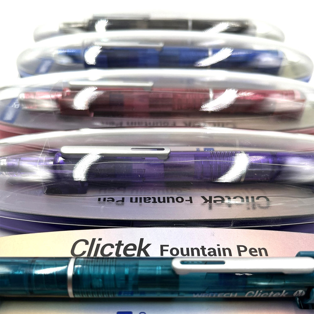 WRITECH Retractable Fountain Pen Transparent