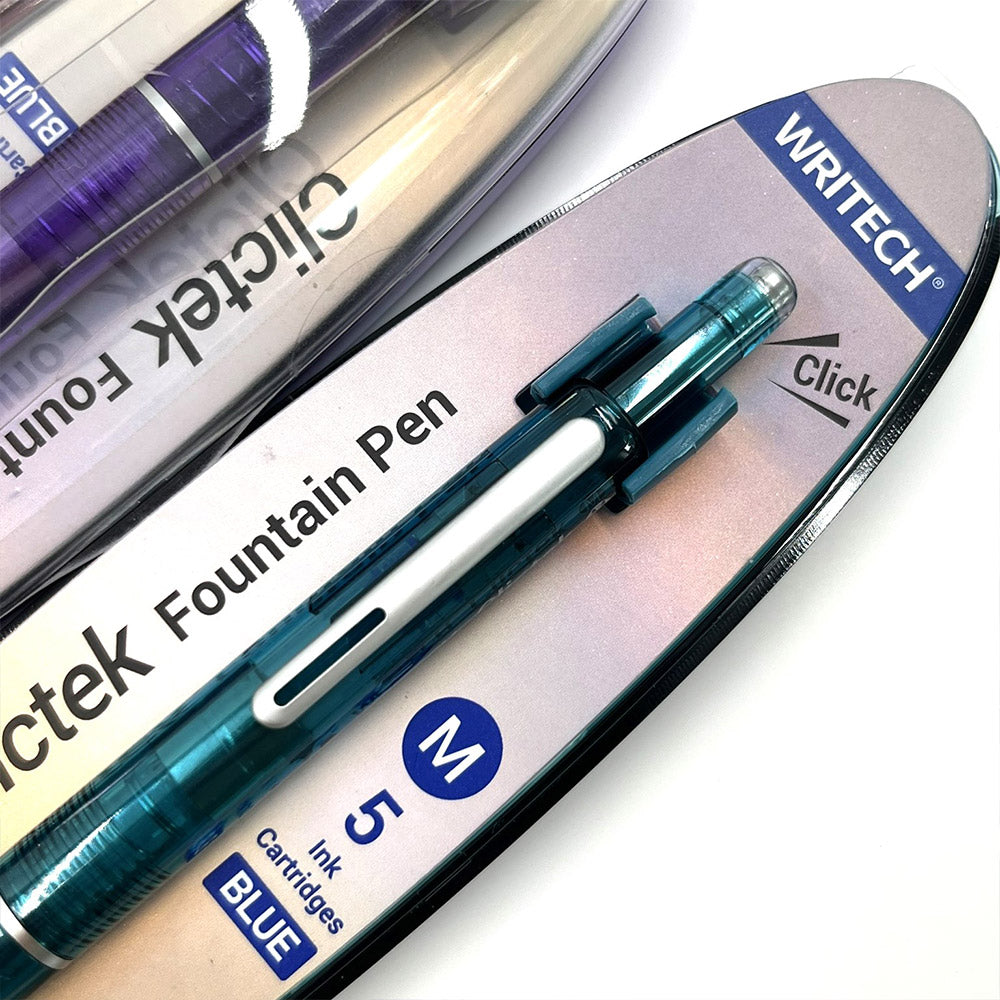 WRITECH Retractable Fountain Pen Transparent