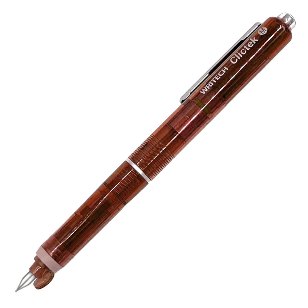 WRITECH Retractable Fountain Pen Transparent