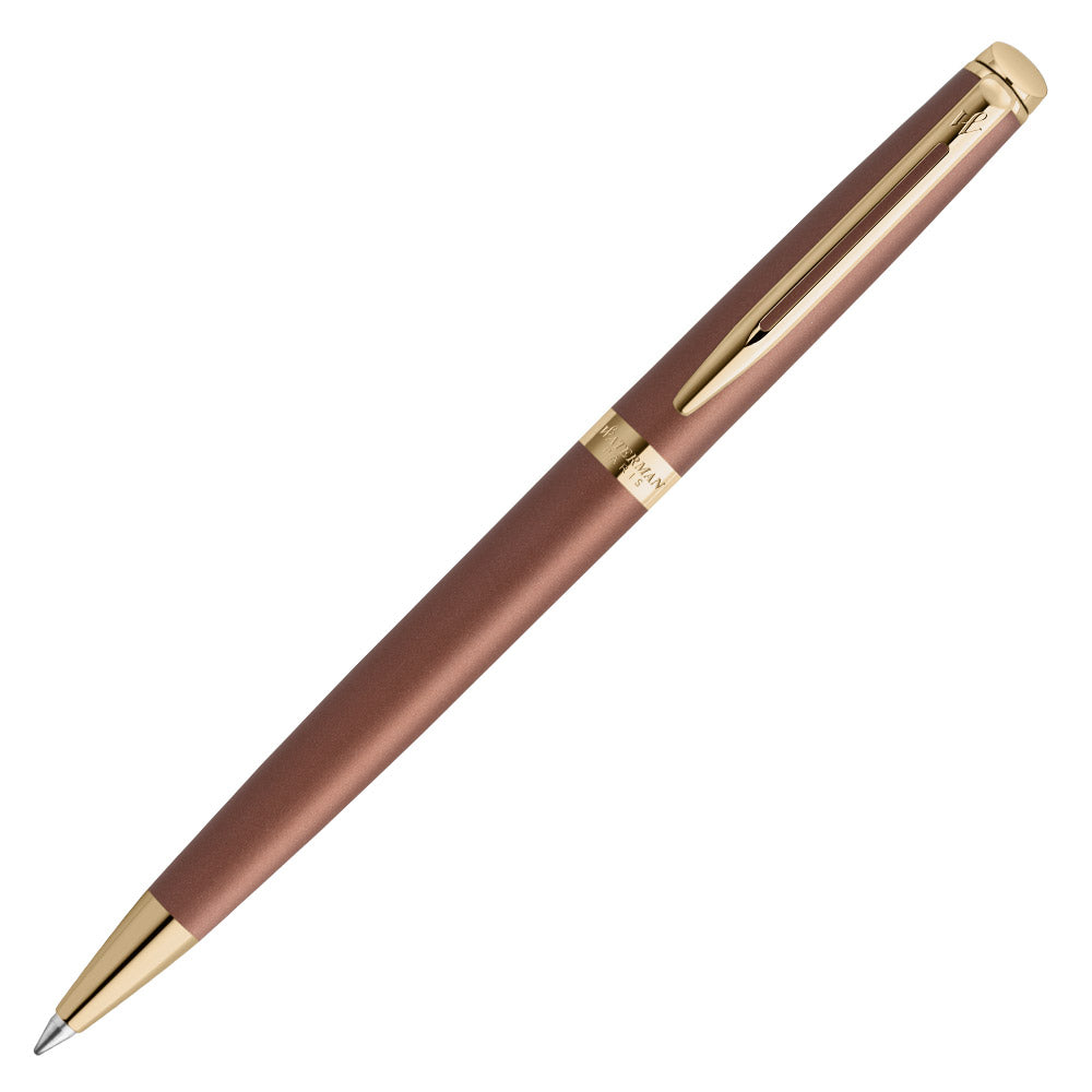 Waterman Hemisphere Ballpoint Pen Pen Copper Red with Gold Trim
