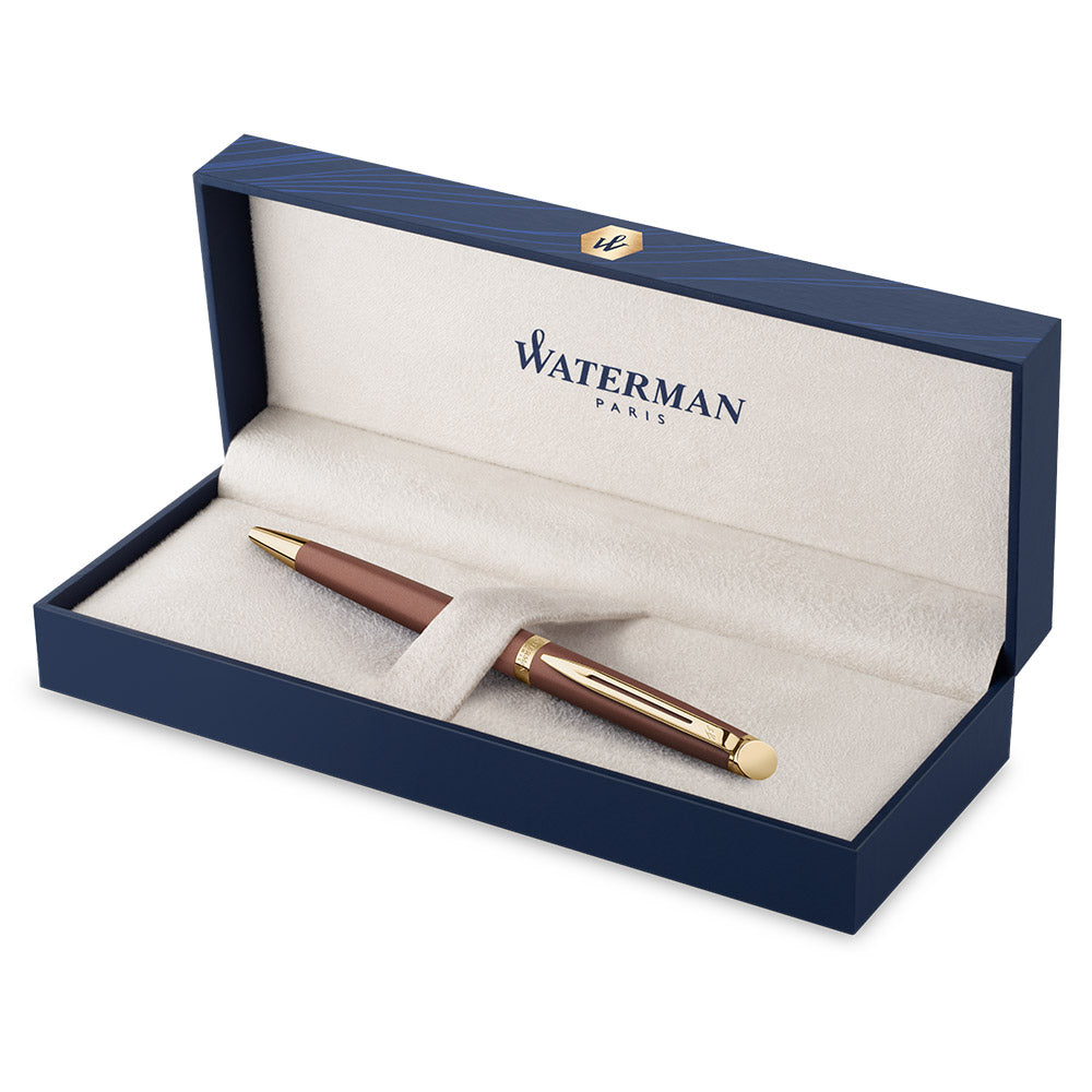 Waterman Hemisphere Ballpoint Pen Pen Copper Red with Gold Trim