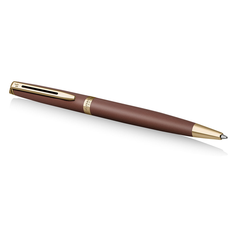 Waterman Hemisphere Ballpoint Pen Pen Copper Red with Gold Trim