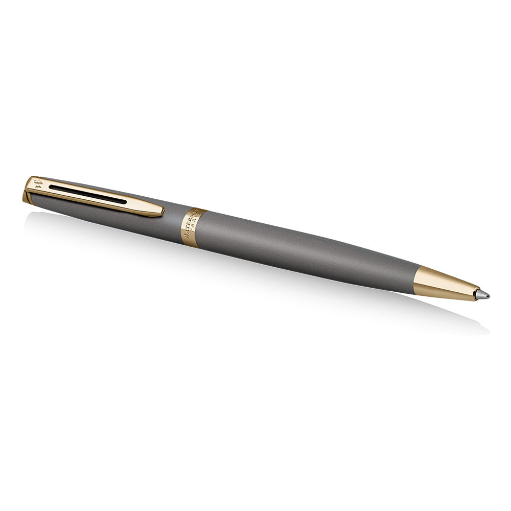 Waterman Hemisphere Ballpoint Pen Pen Stone Grey with Gold Trim