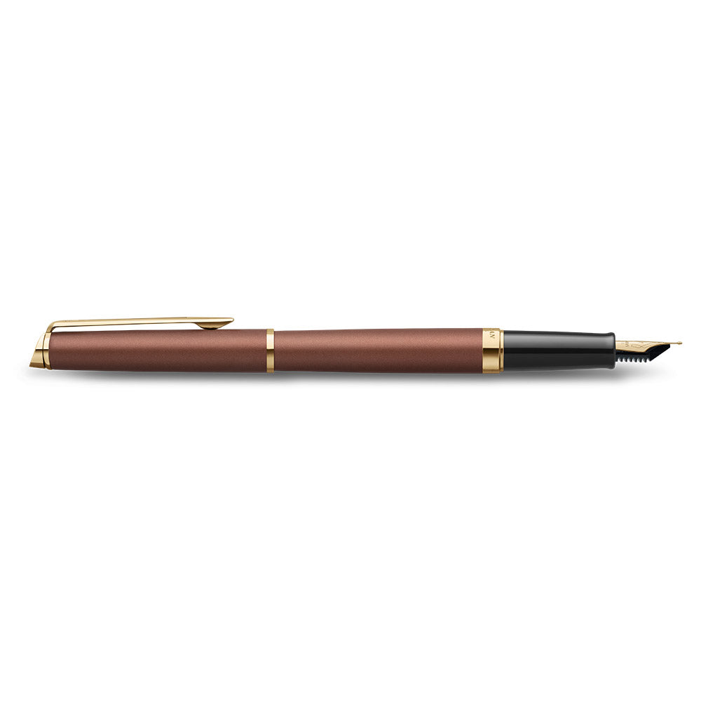 Waterman Hemisphere Fountain Pen Copper Red with Gold Trim