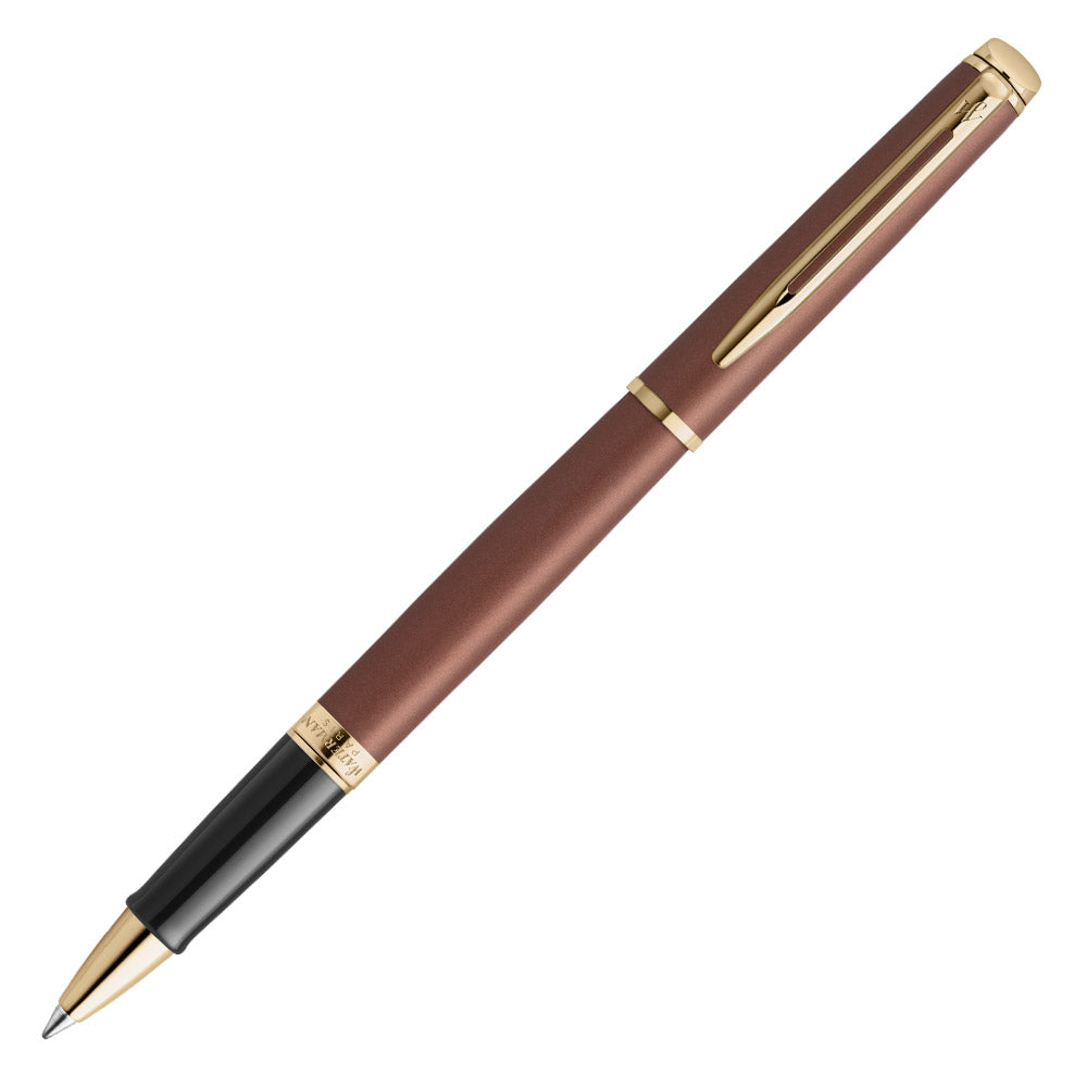 Waterman Hemisphere Rollerball Pen Copper Red with Gold Trim