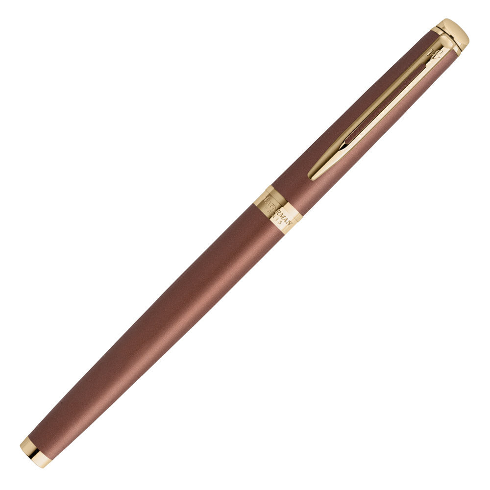 Waterman Hemisphere Rollerball Pen Copper Red with Gold Trim