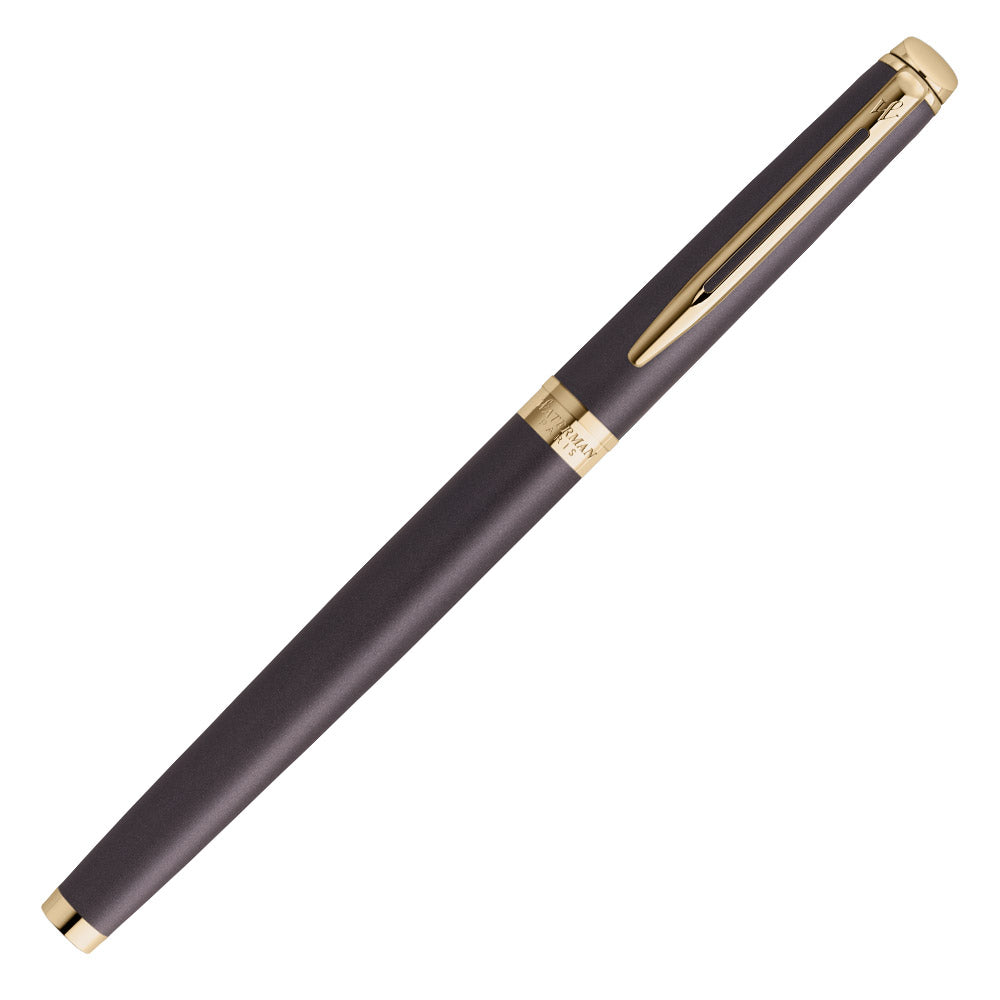 Waterman Hemisphere Rollerball Pen Lava Black with Gold Trim