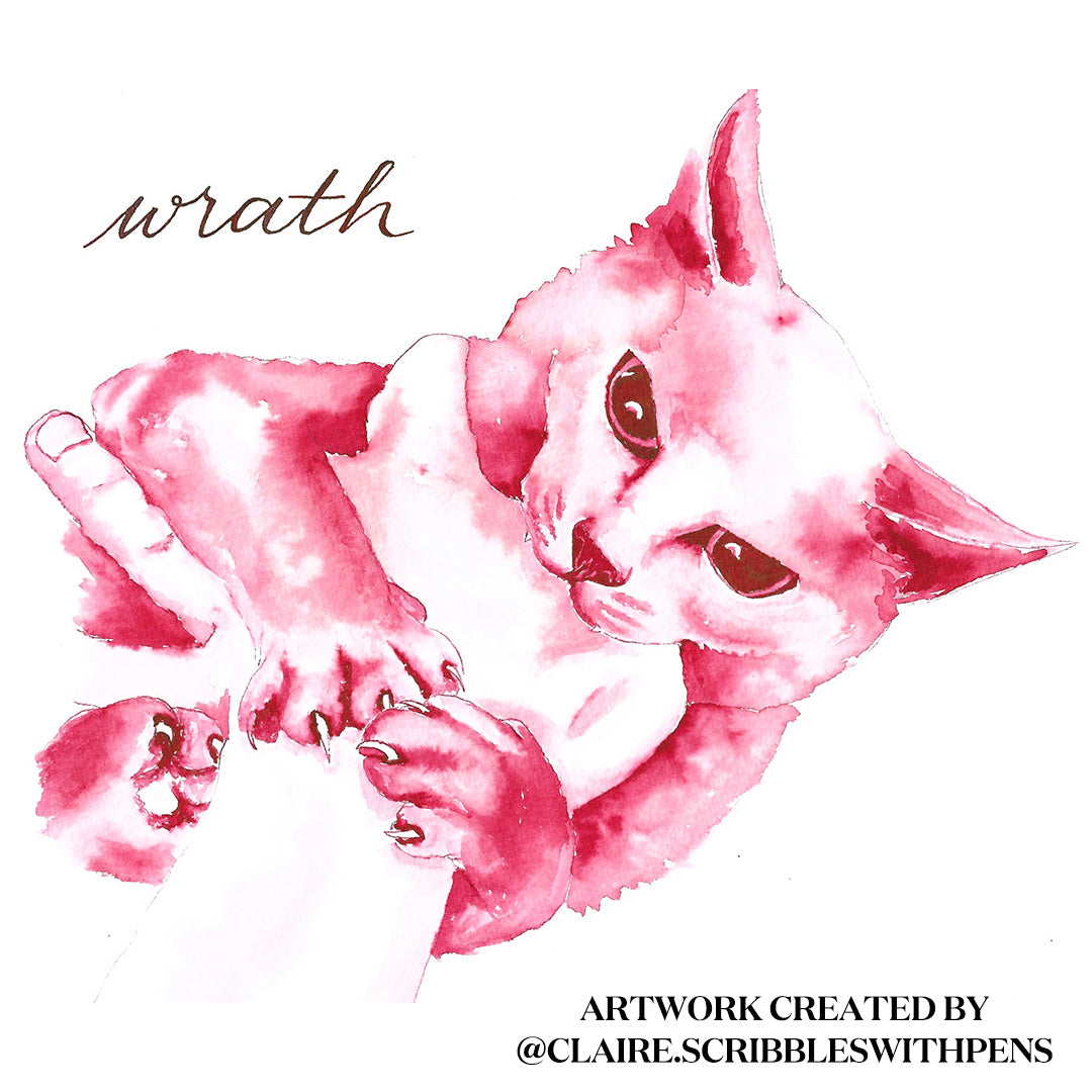 Cult Pens Exclusive 7 Deadly Sins Fountain Pen Ink by Diamine 30ml