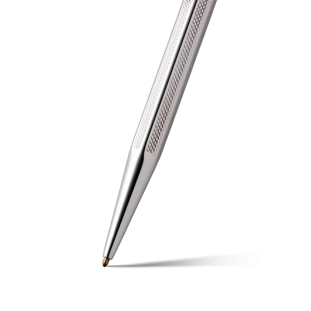 Yard O Led Diplomat Hexagonal Barley Sterling Silver Ballpoint Pen