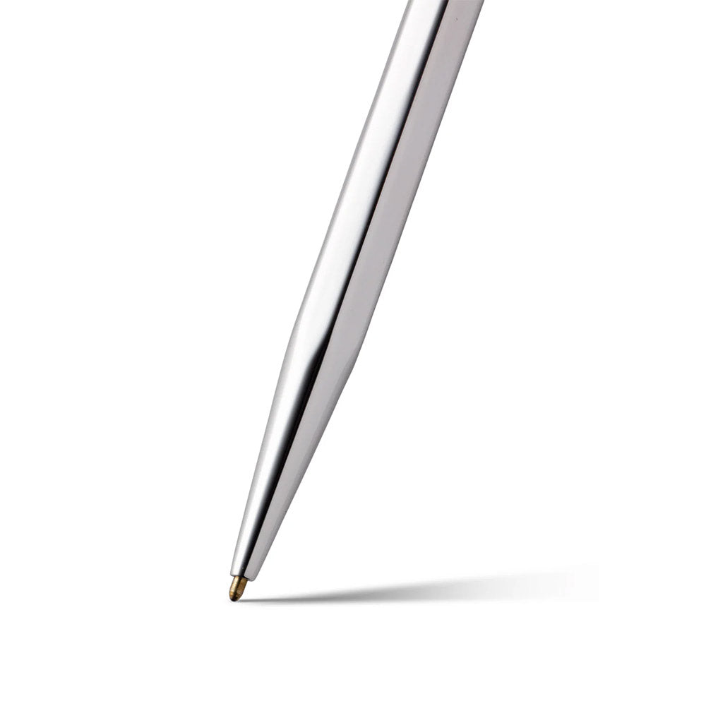 Yard O Led Diplomat Hexagonal Plain Sterling Silver Ballpoint Pen