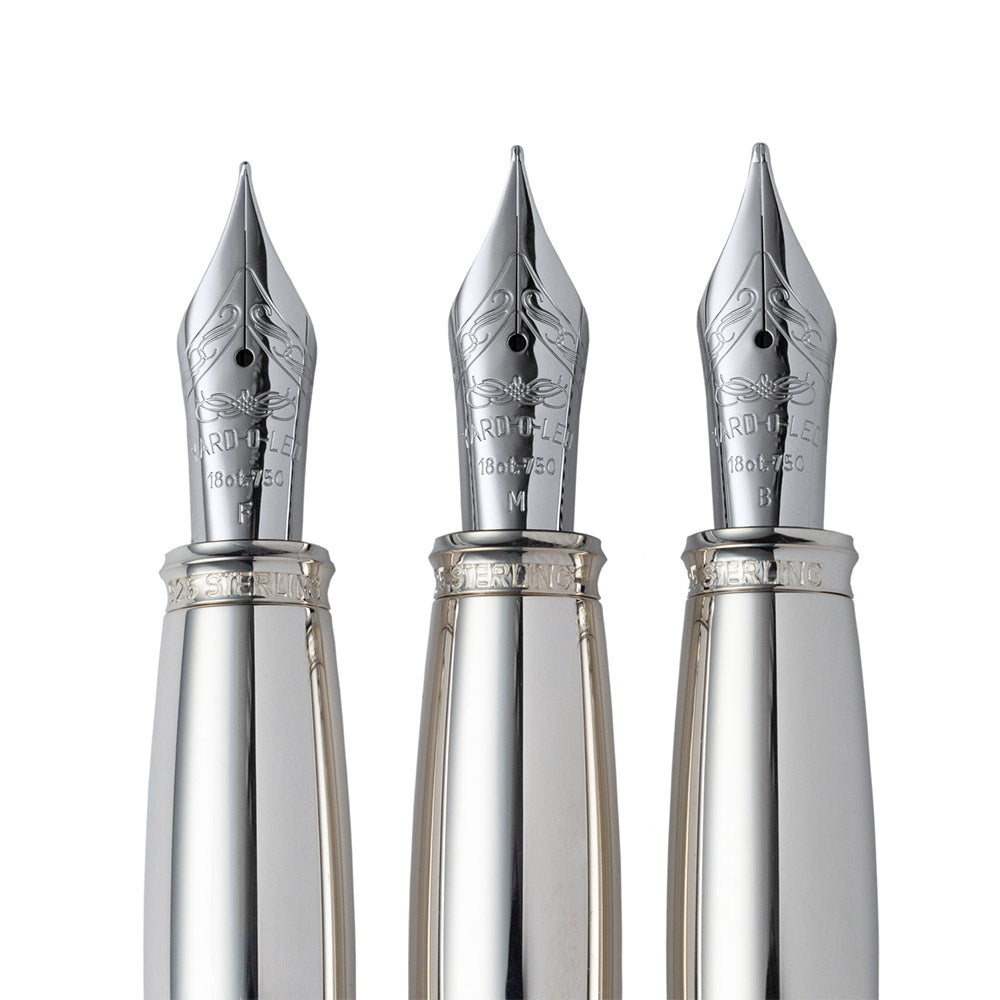 Yard O Led Viceroy Standard Victorian Sterling Silver Fountain Pen