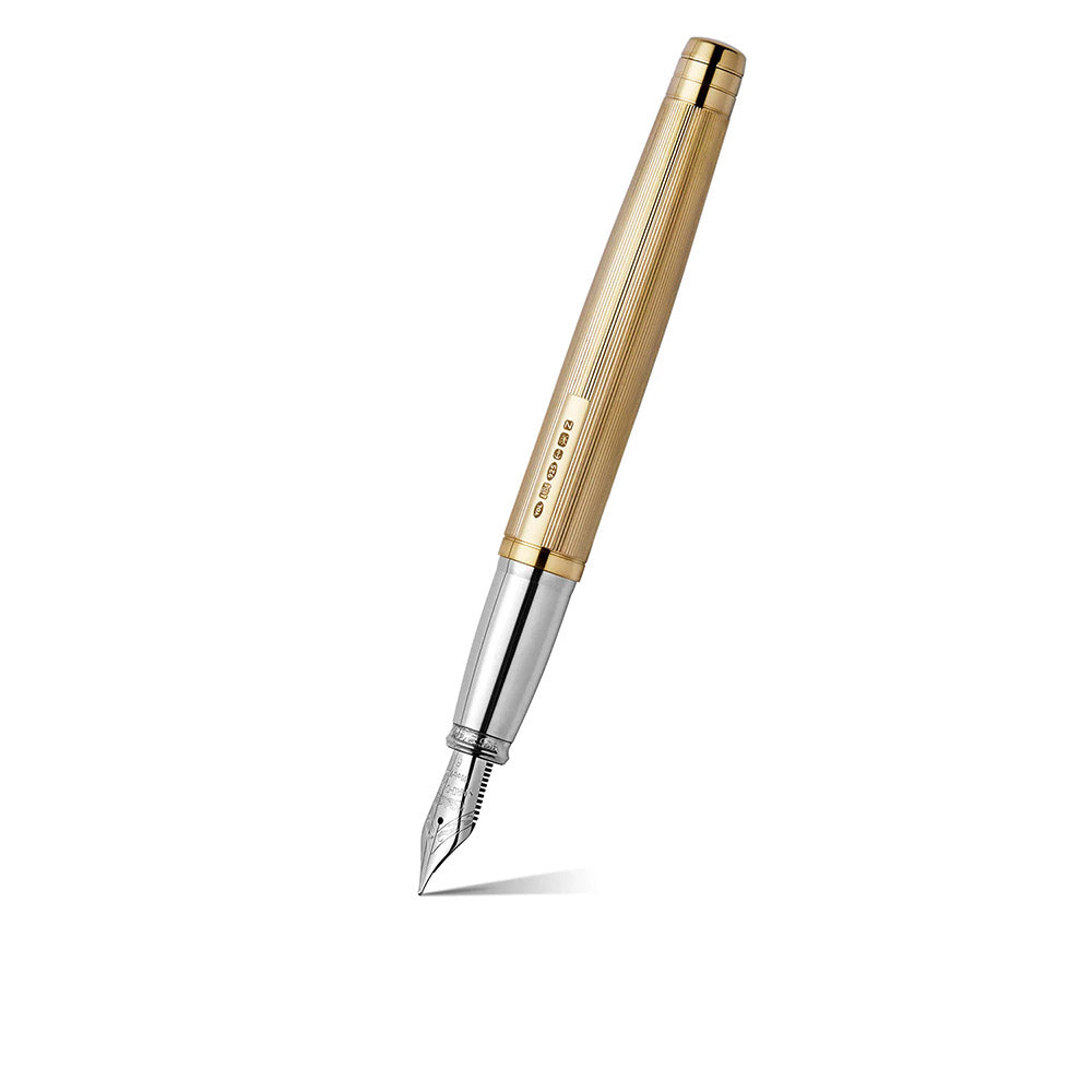 Yard O Led Pinstripe 72 Gold Grand Fountain Pen