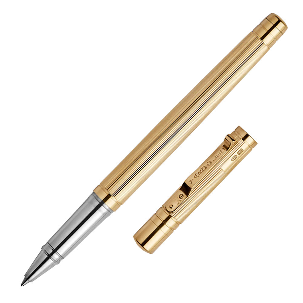 Yard O Led Pinstripe 72 Gold Vermeil Standard Rollerball Pen