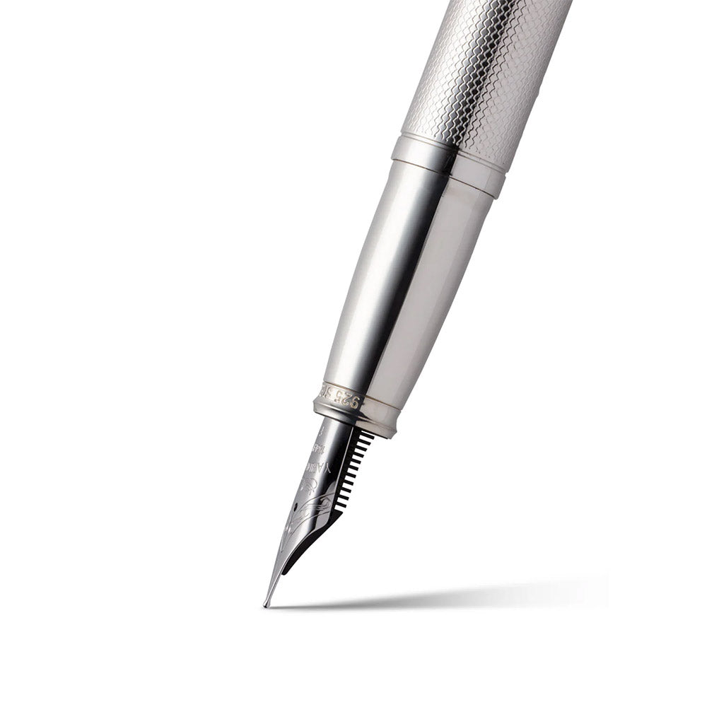 Yard O Led Viceroy Grand Barley Sterling Silver Fountain Pen